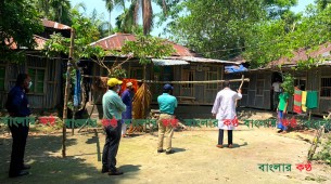 নারায়ণগঞ্জ থেকে পালিয়ে ভোলায় আসলে যুবক: ৯ পরিবার লকডাউ