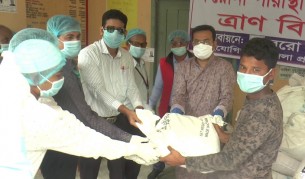 ভোলায় অসহায় মানুষের পাশে বুরো বাংলাদেশ