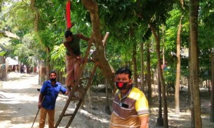 ভোলায় এক পুলিশ সদস্য করোনায় আক্রান্ত, ৩ বাড়ি লকডাউন