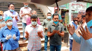 ভোলায় শ্রদ্ধা-ভালোবাসায় সাংবাদিক আফসার উদ্দিন বাবুলকে শেষ বিদায়