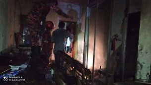 মনপুরায় বঙ্গবন্ধু স্যাটেলাইট রুমে হঠাৎ আগুন