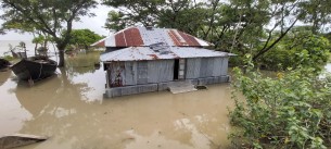 মনপুরায় অতি জোয়ারে নিন্মাঞ্চল প্লাবতি