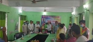 মনপুরায় ইউএনও’র  বিদায় সংবর্ধনা