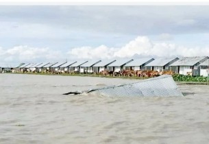 দৌলতখানে আবারও অতি জোয়ারে নিম্নাঞ্চল প্লাবিত