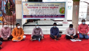 শ্রীকৃষ্ণের জন্মাষ্টমী’ উপলক্ষে ভোলায় প্রার্থনা সভা