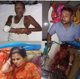 চরফ্যাশনের জমির বিরোধ  নিয়ে প্রতিপক্ষের হামলা