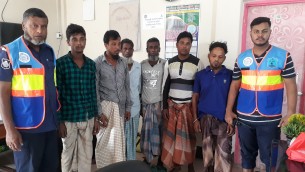 ভোলার অভিযানের শেষ দিনে  ৪৫ জেলের জেল-জরিমানা