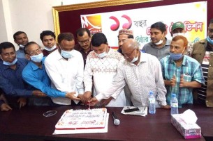 ভোলায় মোহনা টেলিভিশনের বর্ষপূর্তি পালিত