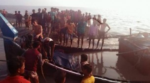 মনপুরা যাওয়ার পথে মেঘনা নদীতে বরযাত্রীবাহী ট্রলার ডুবিতে  নববধূসহ ৭ জনের  মরদেহ উদ্ধার