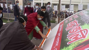 ভোলায় শহীদদের প্রতি শ্রদ্ধাঞ্জলী