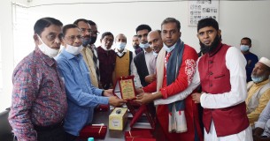 ভোলায় মুক্তিযোদ্ধাদের সম্মননা প্রদান