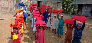 ভেলুমিয়াতে শীতার্তদের মাঝে কম্বল বিতরণ