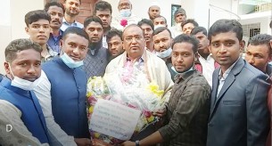 দৌলতখানে মুক্তিযোদ্ধা মঞ্চের উদ্যোগে এমপি মুকুলকে ফুলেল শুভেচ্ছা