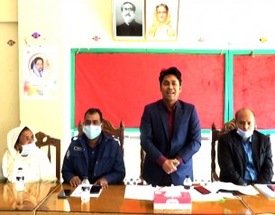 দৌলতখানে পৌর নির্বাচন উপলক্ষে  বিশেষ আইনশৃঙ্খলা সভা