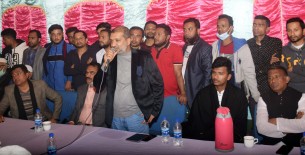 ভোলা পৌর নির্বাচনে আ’লীগের মেয়র প্রার্থী মনিরুজ্জামানের কর্মীসভা শুরু