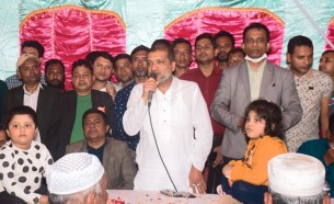 নৌকা মার্কায় ভোট দিলে উন্নয়নের ধারা অব্যাহত থাকবে : মেয়র প্রার্থী মনিরুজ্জামান