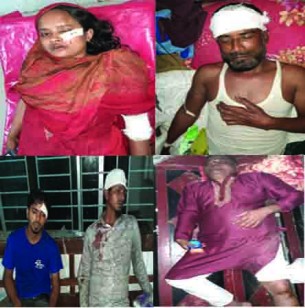 চরফ্যাশন দুই কাউন্সিলর প্রার্থীর  সমর্থকদের সংঘর্ষ আহত -৭