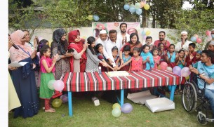 ভোলায় বিশেষ চাহিদা সম্পন্ন শিশুদের  নিয়ে বঙ্গবন্ধুর জন্মবার্ষিকী উদযাপন