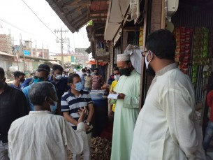 ভোলায় স্বাস্থ্যবিধি না মানায় ১৬ জনের জরিমানা