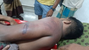 চরফ্যাশনে চুুরির অপবাদ  দিয়ে যুবককে নির্যাতন