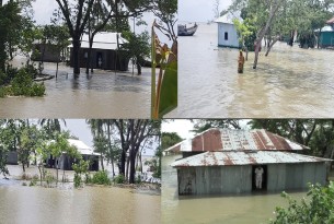 ভোলায় নিন্মাঞ্চল প্লাবিত