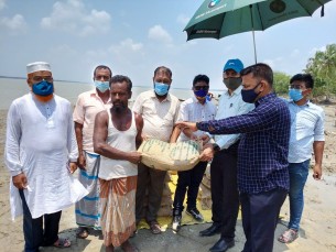 বিধ্বস্ত ভোলার রামদাসপুর টেকসই বাঁধ নির্মানের দাবী