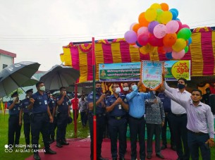 ভোলায় বঙ্গবন্ধু ও বঙ্গমাতা জাতীয় গোল্ডকাপ  ফুটবল টুর্নামেন্টের উদ্বোধন