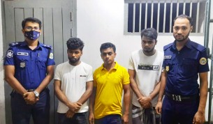 বোরহানউদ্দিনে গাঁজাসহ ৩ জন  গ্রেফতার