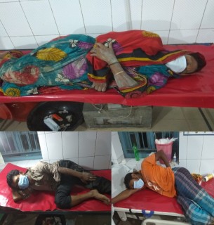 দৌলতখানে জমির বিরোধ নিয়ে দুই পক্ষের সংঘর্ষে আহত-১০