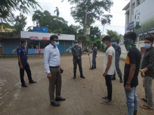 ভোলায় বিধি নিষেধ অমান্য করায় ১৬ জনের  কারাদণ্ড ও ৭৭ জনের জরিমানা