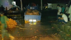 ভোলা-লক্ষ্মীপুর রুটে অতিজোয়ারে তলিয়ে গেছে ইলিশা ফেরিঘাট