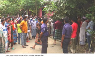 ভোলায় ডাকাতি করতে এসে গৃবধূকে ধর্ষণ,    ৩ মাসের শিশুকে ডোবায় ফেলে হত্যা