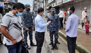 ভোলায় লকডাউন অমান্য করায় ২৭২৪ জনের জেল-জরিমানা