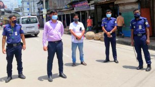 ভোলায় লকডাউন অমান্য করায় ৭৭ জনের জেল-জরিমানা