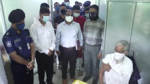 ভোলায় করোনা ভাইরাসের দ্বিতীয়  ডোজ গণটিকা দেয়া শুরু