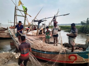 ভোলার মেঘনা ও তেঁতুলিয়া নদীতে আজ থেকে শুরু হচ্ছে ইলিশ শিকার