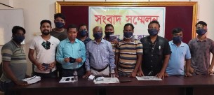 ভোলায় টেলিভিশন ক্যামেরা জার্নালিস্ট এসোসিয়েশনের প্রস্তুতিসভা  ও মাস্ক বিতরণ