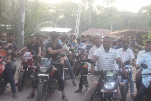 ভোলার পশ্চিম ইলিশায়  রহুল  আমিন  মাস্টারের শোডাউন