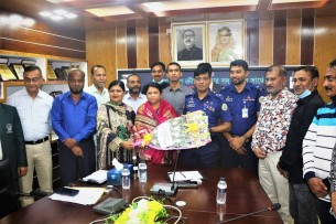 ভোলায় জেলা ক্রীড়া সংস্থার সদস্যদের  সাথে পুলিশ সুপারের মতবিনিময় সভা