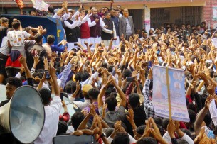 বোরহানউদ্দিনে এমপি মেয়রসহ নৌকা প্রতিকের প্রার্থীদের নাগরিক সংবর্ধনা