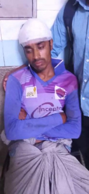 ভোলার ইলিশায় রাজমিস্ত্রী রিয়াজের বাঁচার আকুতি