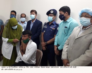 ভোলায় শিক্ষার্থীদের মাঝে করোনা প্রতিরোধে টিকাদান কার্যক্রম শুরু
