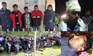 মনপুরায় আ’লীগের দুই গ্রুপে সংঘর্ষ  ঘর বাড়ি ভাংচুর: আহত-১০