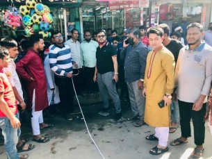 লালমোহন ঝুকিপূর্ণ ব্রিজ ও রাস্তা  পরিদর্শন করলেন এমপি শাওন