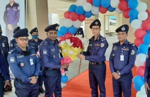 লালমোহন থানা পরিদর্শন করলেন বরিশাল রেঞ্জের ডিআইজি