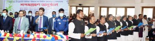 ভোলা সদর উপজেলার ১২ ইউপি  চেয়ারম্যানের শপথ গ্রহণ