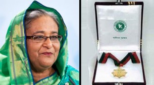 স্বাধীনতা পদক দিলেন প্রধানমন্ত্রী