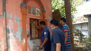 ভোলায় শত বছরের পুরনো মন্দিরে দুর্ধর্ষ চুরি