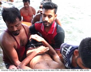 লালমোহনে মরদেহ উদ্ধারে ফায়ার  ফাইটার জহিরের অনন্য ভূমিকা