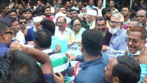 ভোলায় বিএনপির প্রতিবাদ সভা